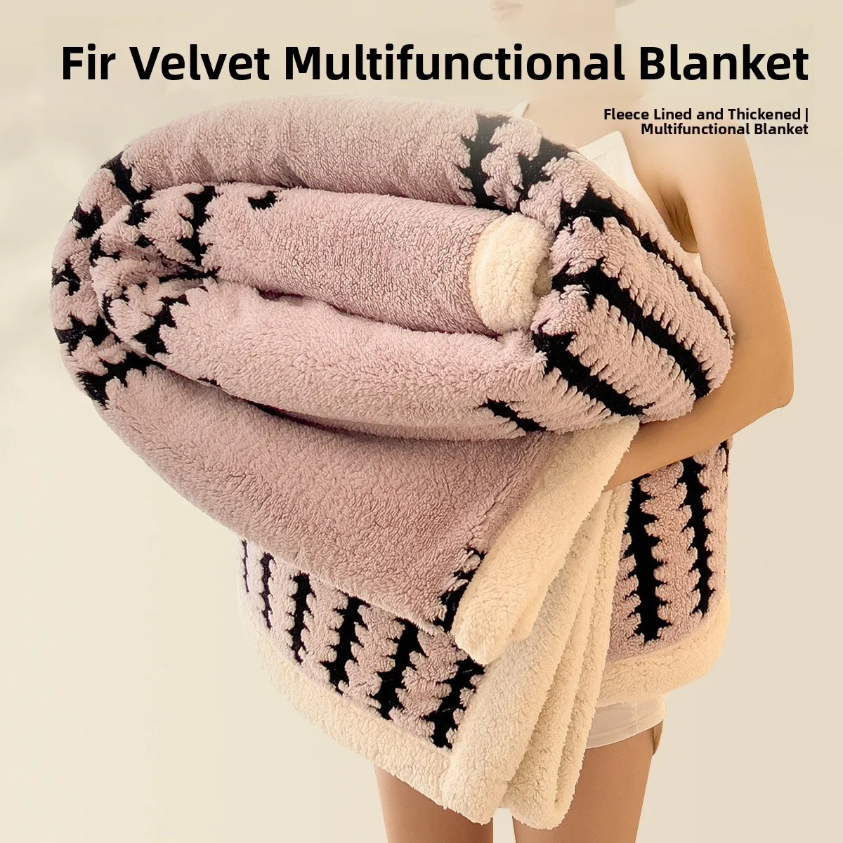 

Lamb Velvet Blanket Thi Winter Cover Coral Tfeta Nap Office Blanket 2025 New Warm Modern Sle Polyester Fiber Universal