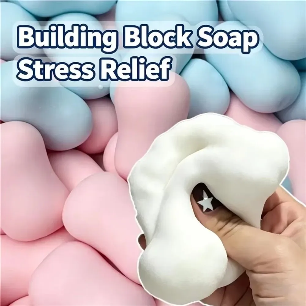Funny Realistic Soap Soap Squeeze Ball Slow-rebound Slow Rising Soap Fidget Squeeze Squeezable Cute Crunchy Soap Ball Office