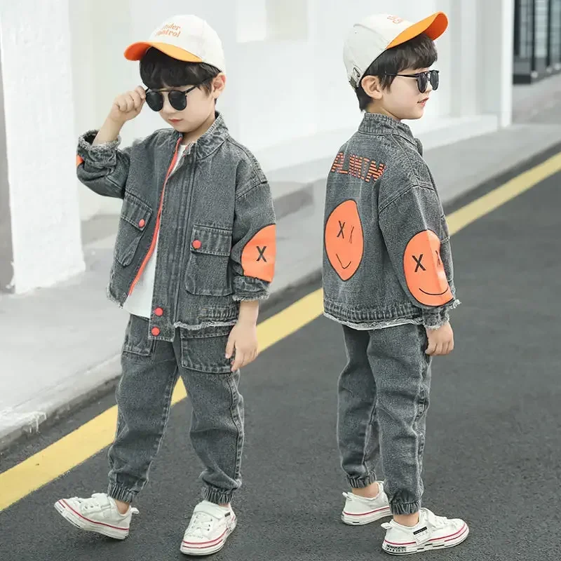 

Boys Clothing Set Children Clothing Sets Kids Clothes Boy Suits For Boys Clothes Spring Autumn Kids demin Tracksuit 3-13 years