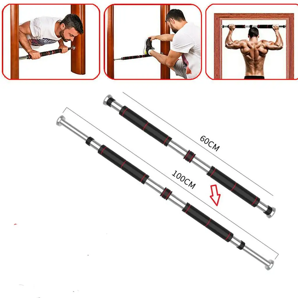 24-40\'\' Door Frame Pull Up Bar Folding Doorway Chin Up Bar -