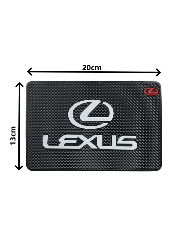 For Lexus F SPORT ES RX NX LS UX LM LX GX LC RZ IS CT GS RC HS SC TX 1Pcs Car Dashboard Non-Slip Mat PVC Silicone Anti-Slip Pad view 3