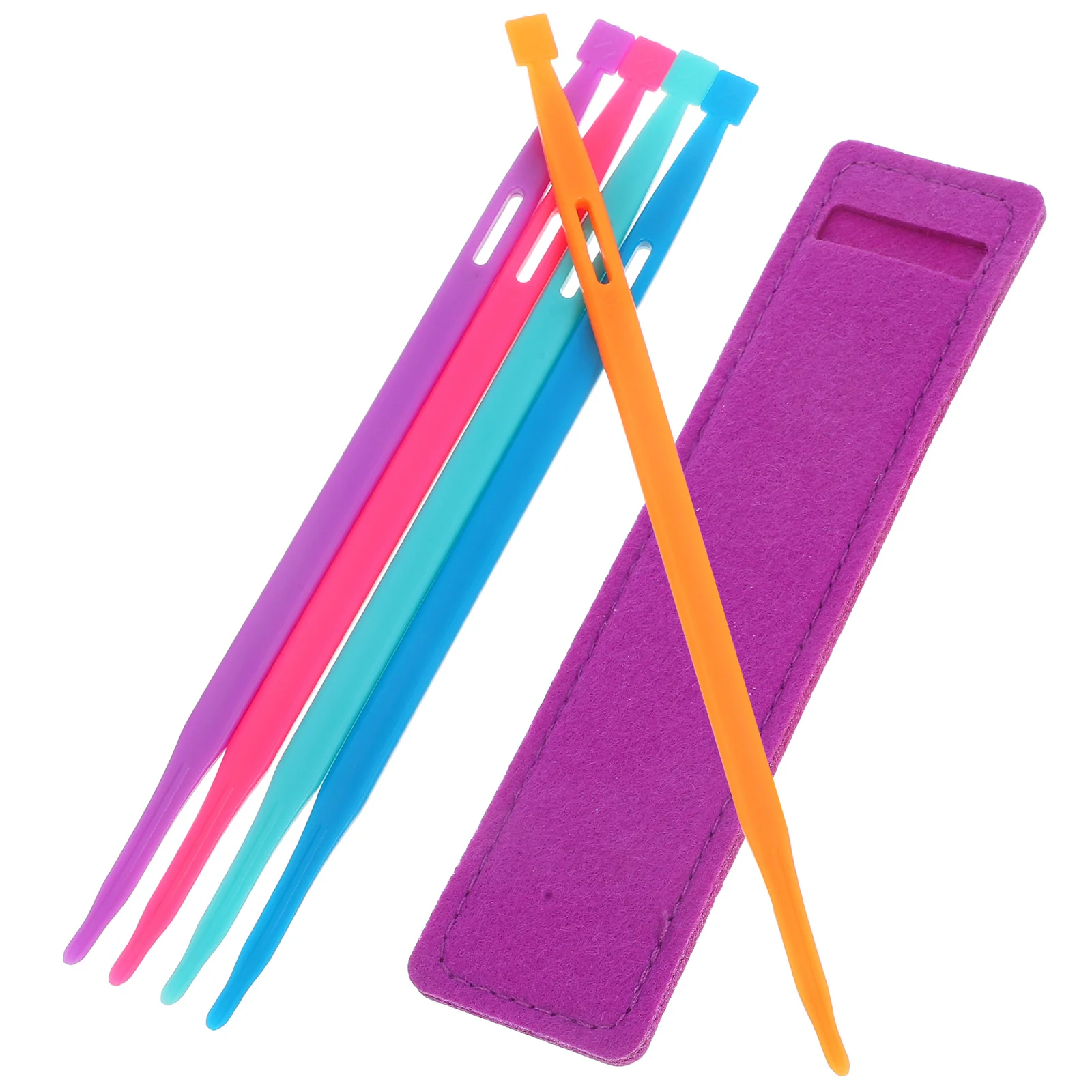 

1 set 1 Set Multifunctional Plastic Threading Sewing Tool Storage Bag For Waist Belt Shoulder Straps Watch Bands Durable Sewing