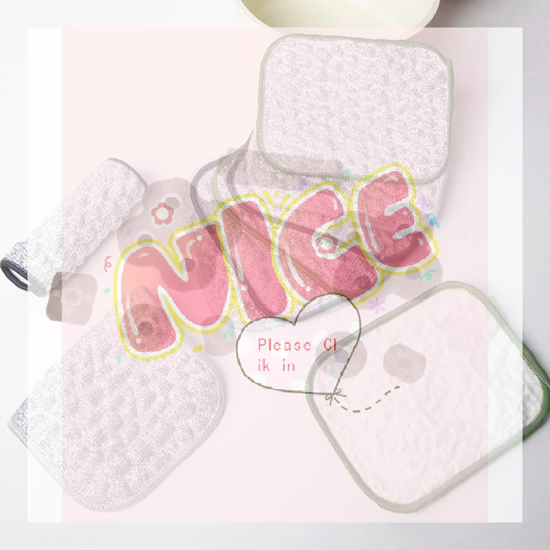 【BA】2026 New Generation Kitchen Cleaning Cloth Dishcloth Cleaning Pad Double-sided Silver Silk Cotton Thread Cleaning Cloth