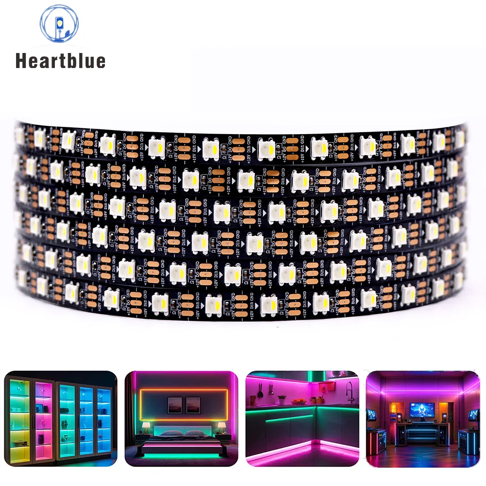 

SK6812 RGBW Led Strip Light 4 in 1 Similar 1m 5m 30 60 144 LEDs WS2812 Individual Addressable RGBWW Led Lights IP30 65 67 5V