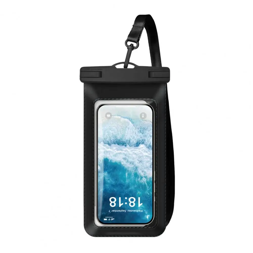 

Touchscreen Phone Pouch Waterproof Phone Pouch with Lanyard Floating Cell Phone Dry Bag Touchscreen Protector for Beach Kayak