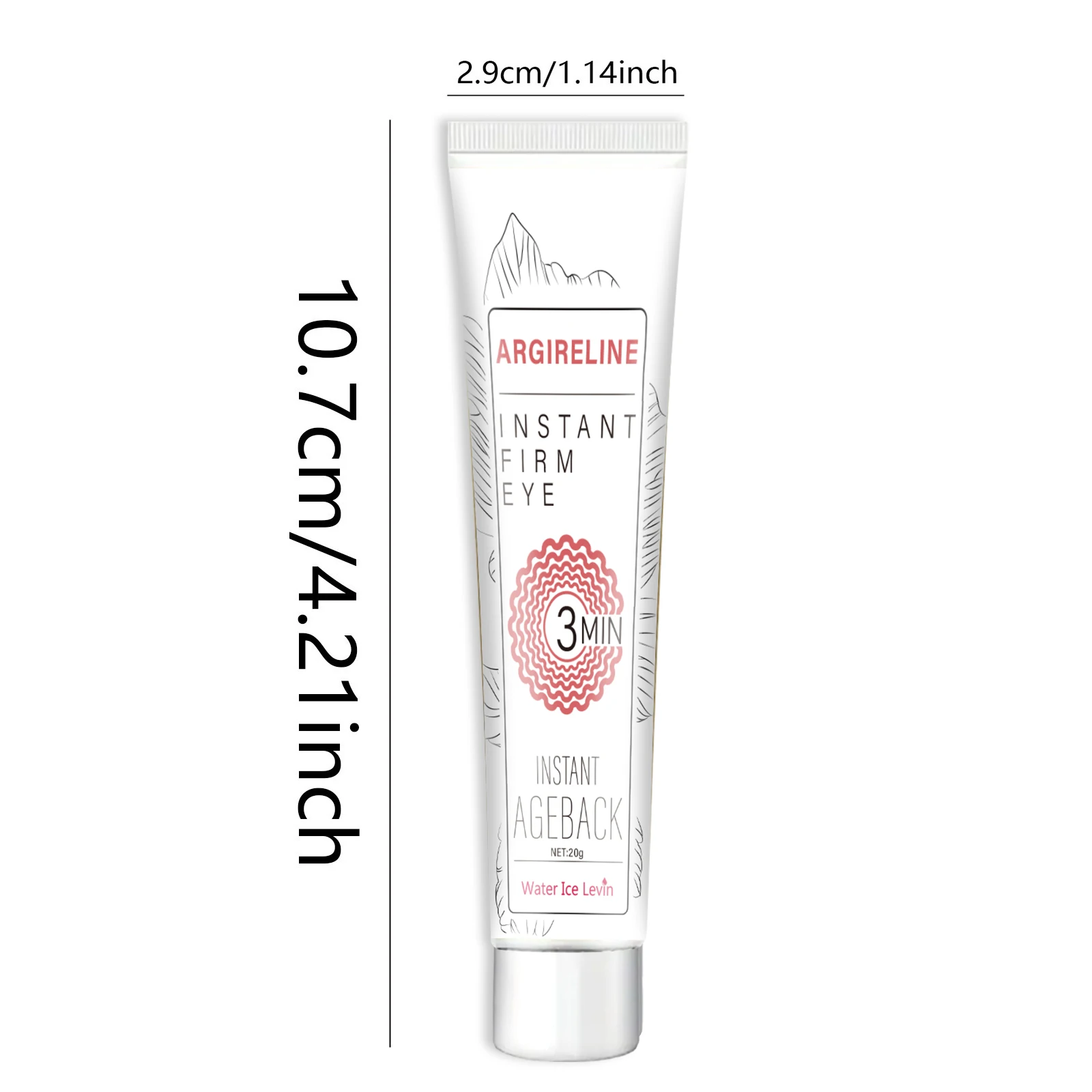 Instant Firming Eye Cream Contains collagen, hyaluronic acid, hexapeptide-8, and ascorbic acid
