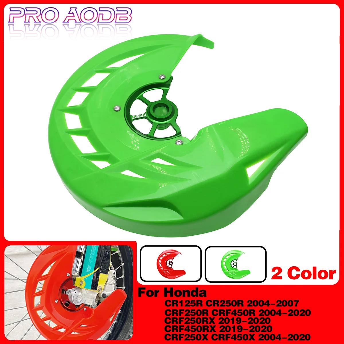 

20mm CNC Front Brake Disc Guard For Honda CR125R CR250R CRF 450X 250X 250RX 450RX 450R 250R Generic parts for off-road vehicles