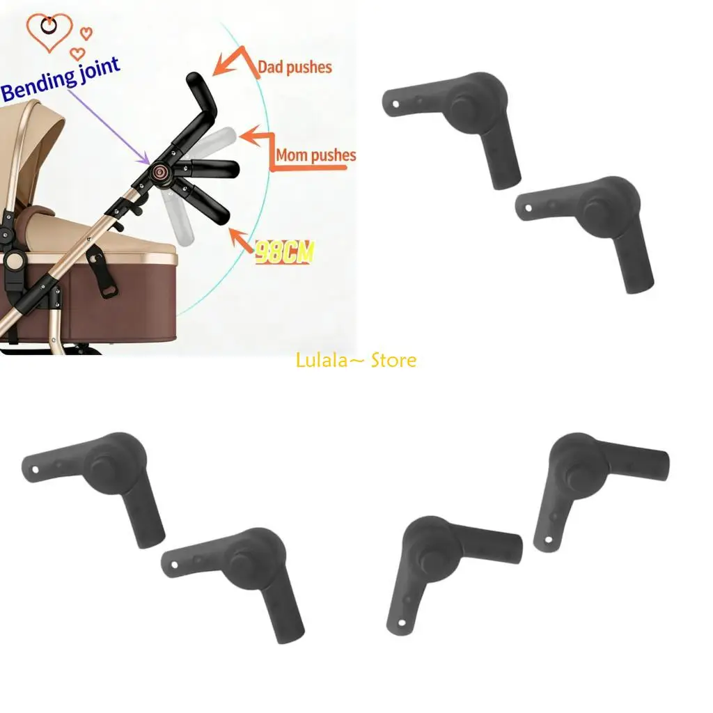 

Y4QA Portable Pushchair Attachment Infant Travel Strollers Couplings Bending Joint For Everyday Family Adventures