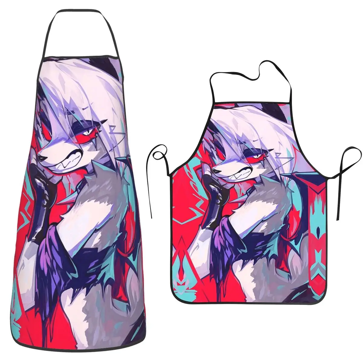 

Loona Apron Chef Cooking Cuisine Tablier Waterproof Bib Kitchen Cleaning Pinafore for Women Men Painting