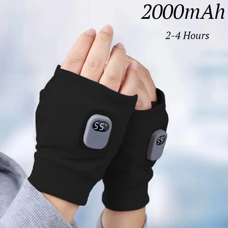 Comfort Warm Gloves Electric Winter Heating USB Rechargeable Smart Warm Winter Gloves For Skiing Cold Weather Driving Hiking