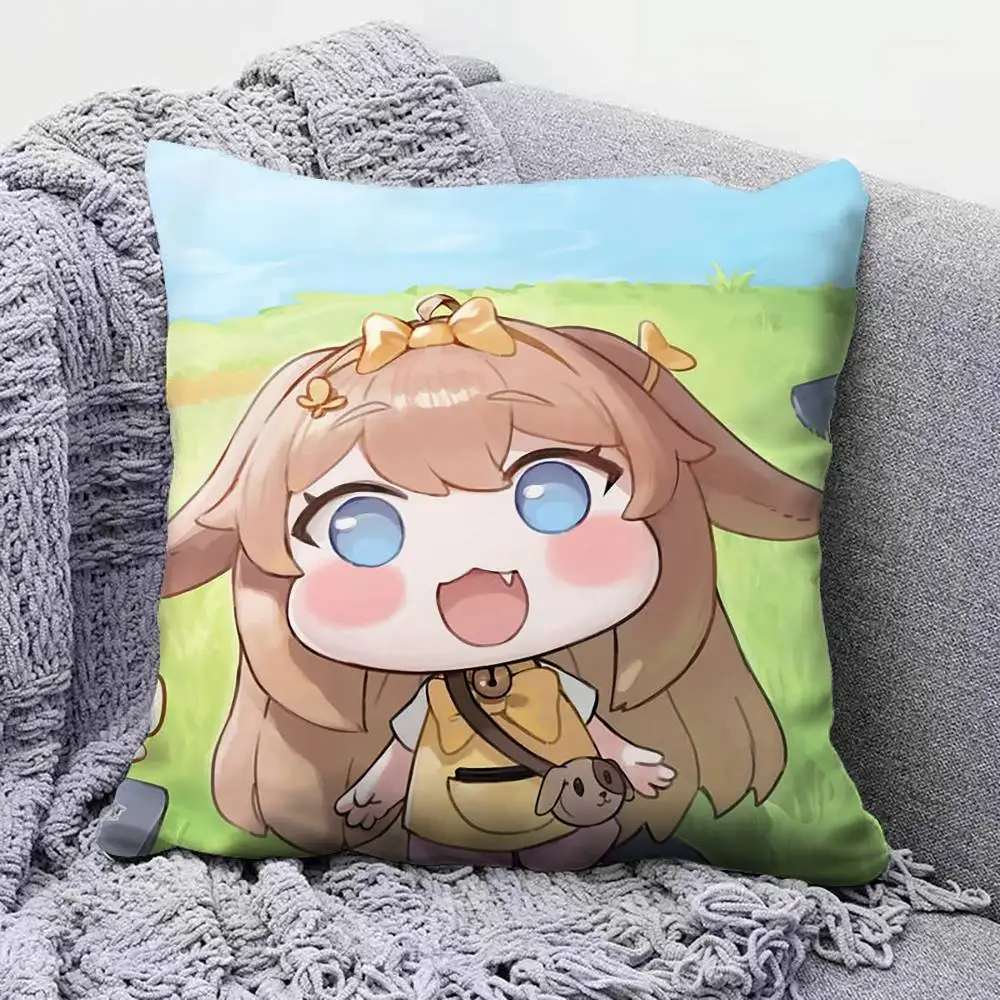 Trickal chibi go Butter  Pillow Covers, Home Sofa Cushion Covers and Aecorative Custom