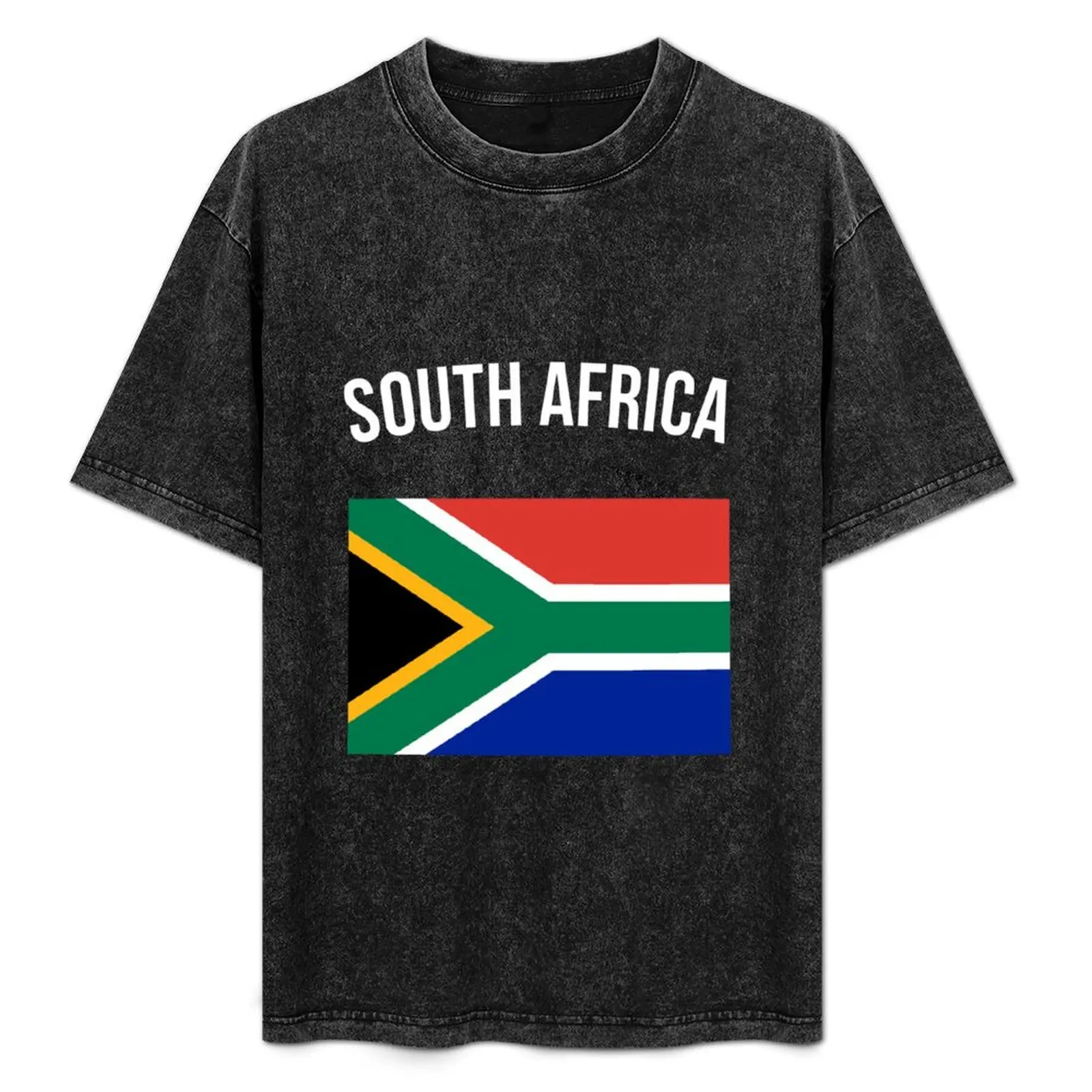 

South Africa Flag T-Shirt rapper graphic tees blacks compression shirt men