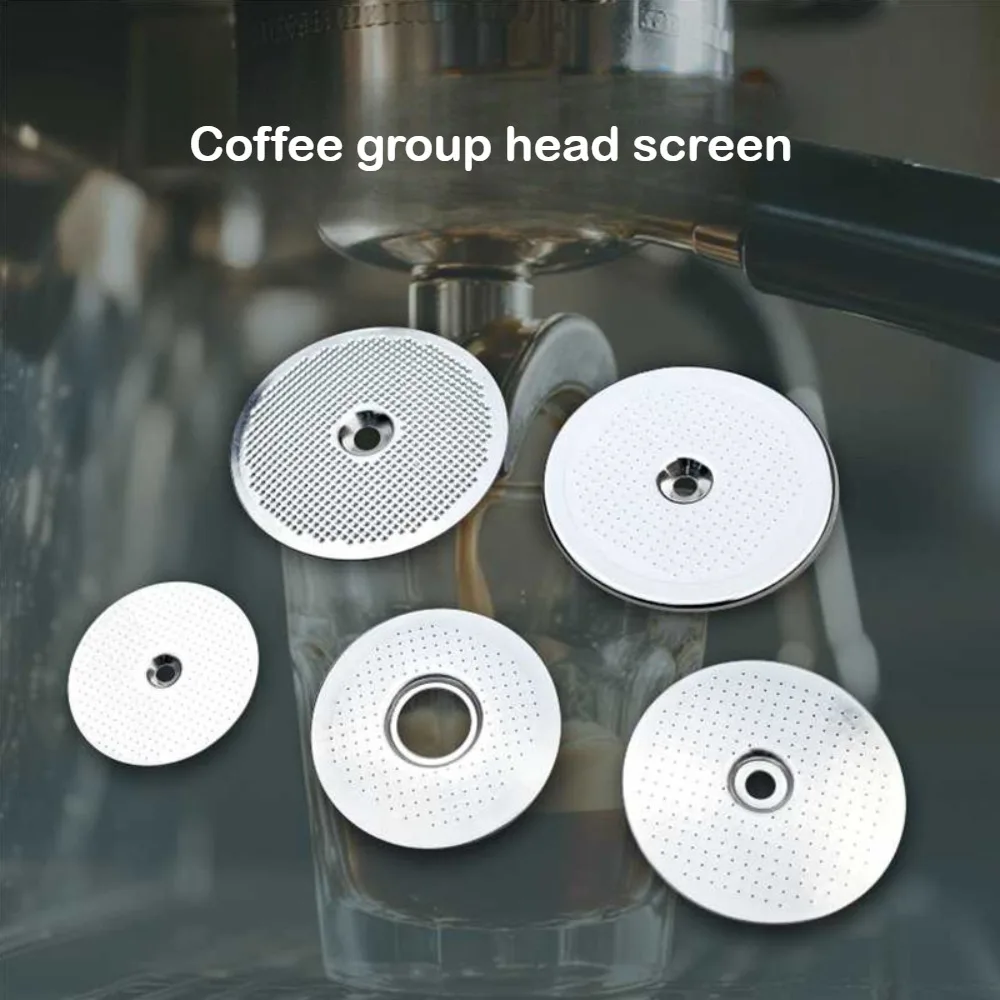 Multiple Sizes Coffee Group Head Precision Shower Screen – Stainless Steel Group Head Screen for Espresso Machines