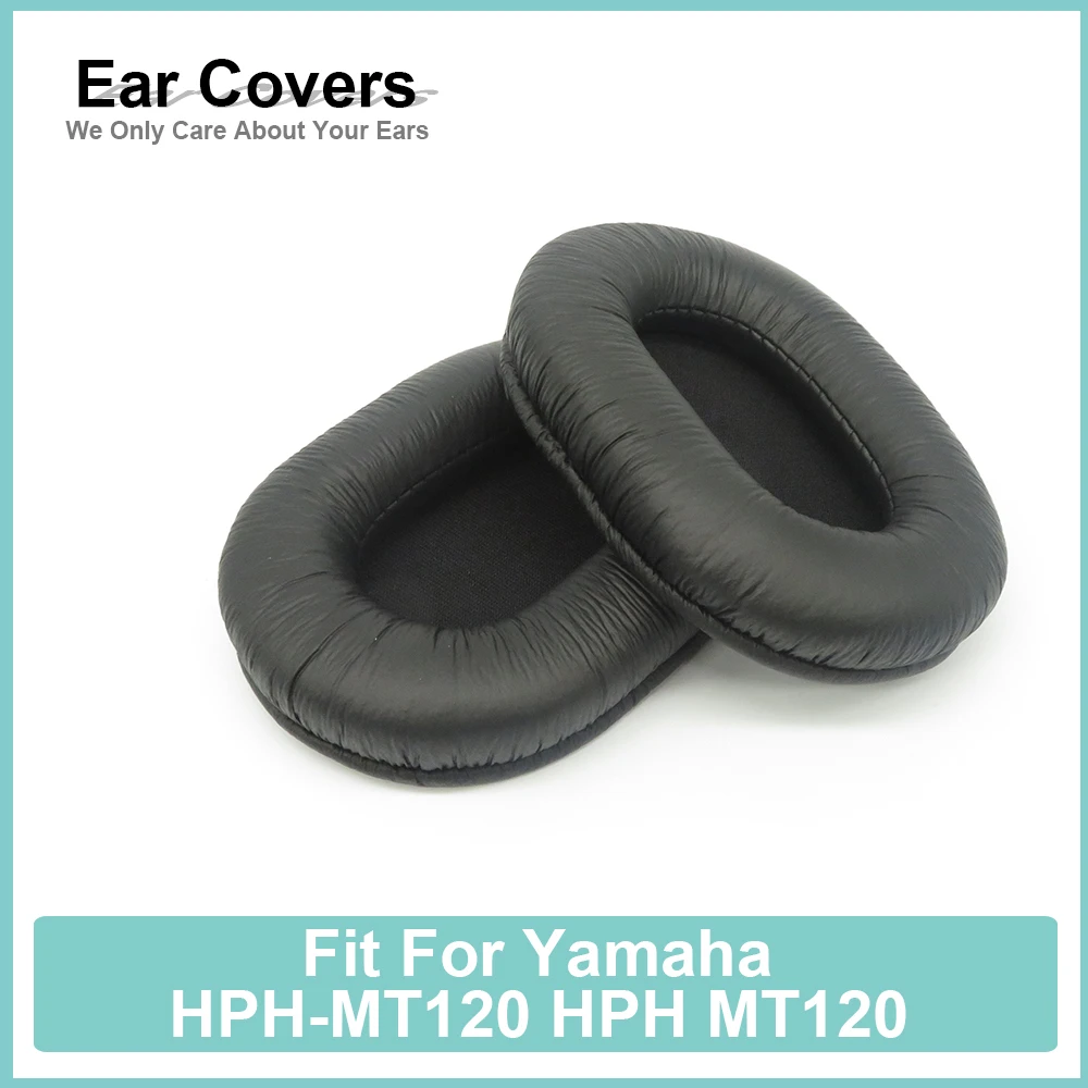 Earpads For Yamaha HPH-MT120 HPH MT120 Headphone Earcushions Wrinkled Pads Foam Ear Pads Black Comfortable