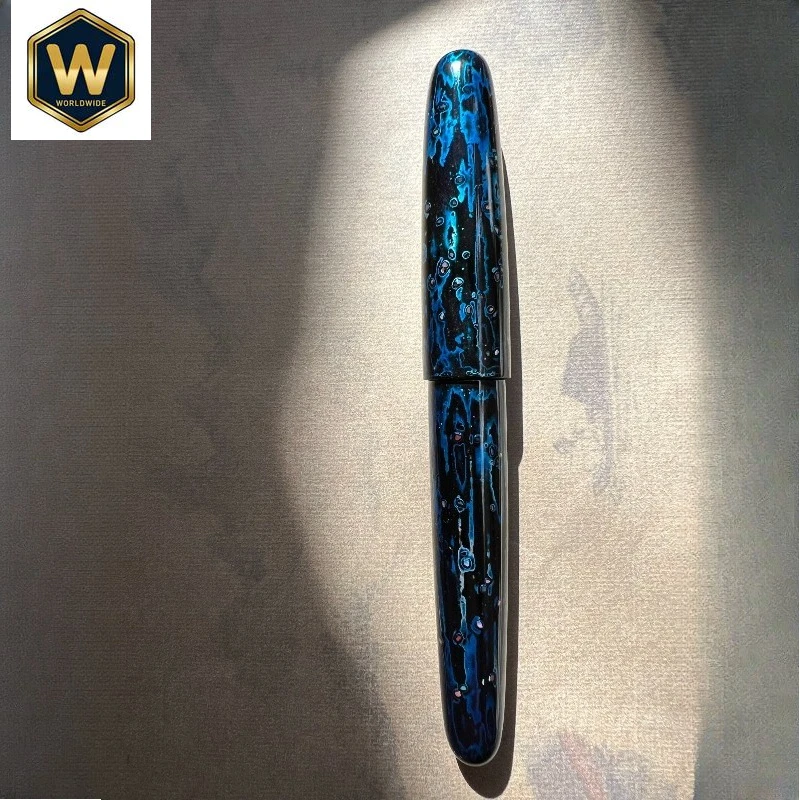 Hand Lacquered Classic Wooden Fountain Pen - Elegant Design, Long Knife EF/F/M Nib (0.38/0.5/0.7mm), Business Office Ink Pen