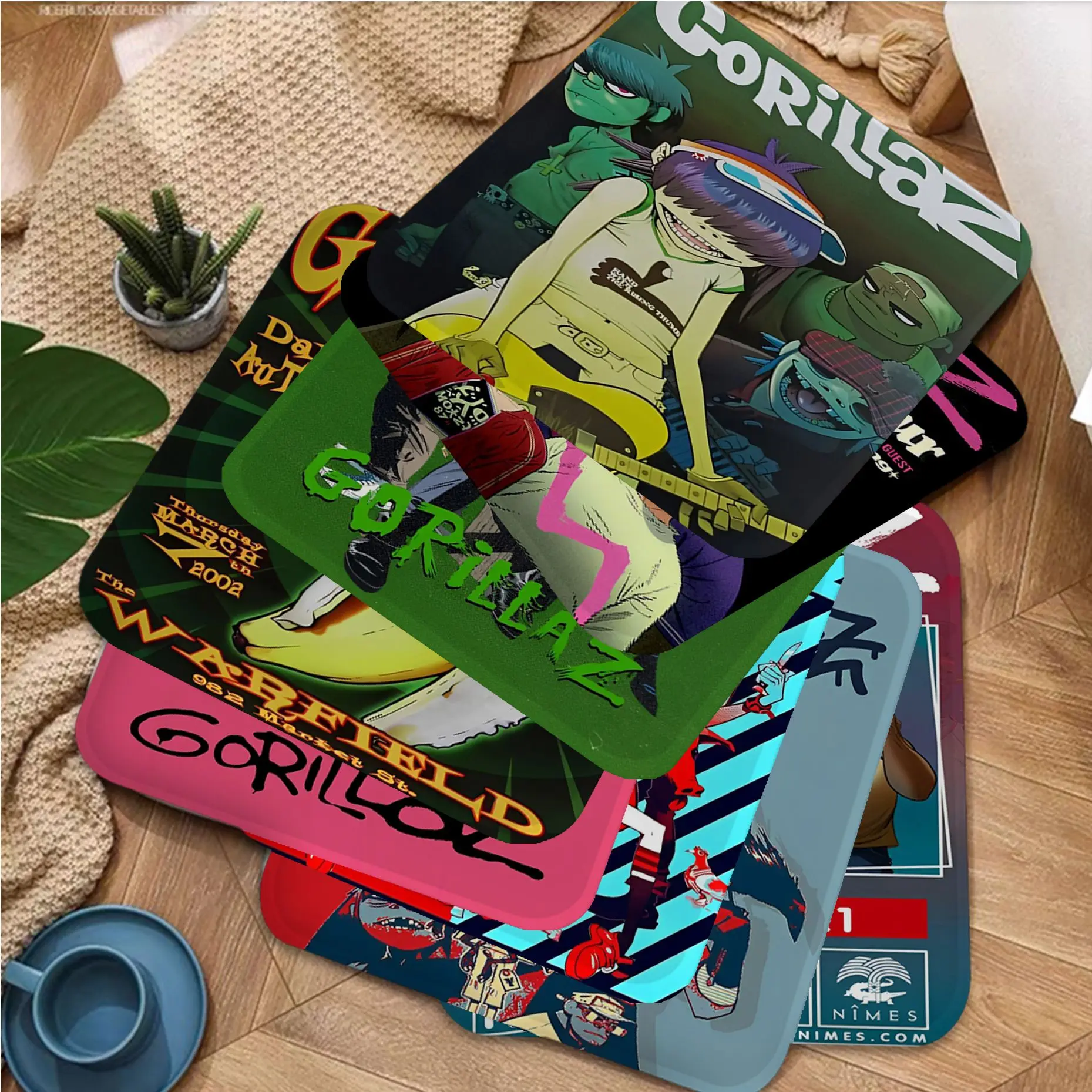 

Gorillaz Vintage Creative Meditation Cushion Stool Pad Dining Chair Tatami Seat Cushion Anti-Slip Cushion Pads