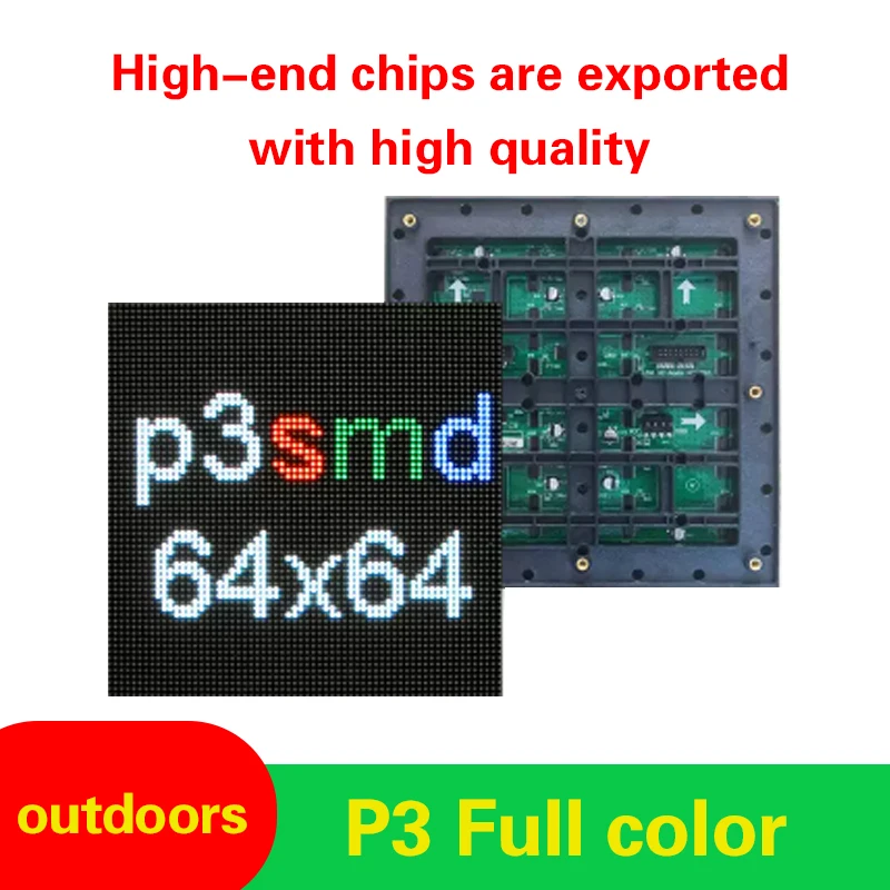 

Outdoor P3 full-color surface-mount module LED display electronic advertising full-color large screen