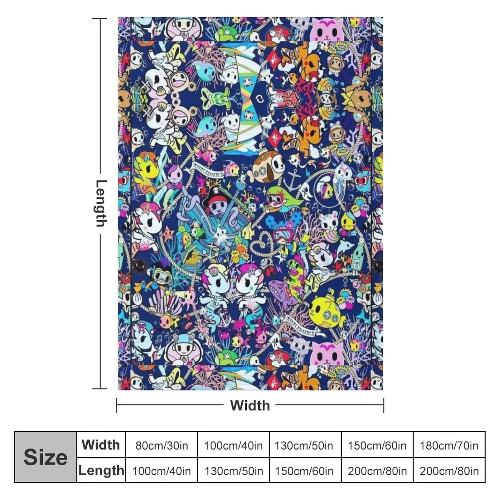 donutella and his friends unicorns mofia collaboration Throw Blanket Warm Travel Sleeping Bag Soft Beds Blankets