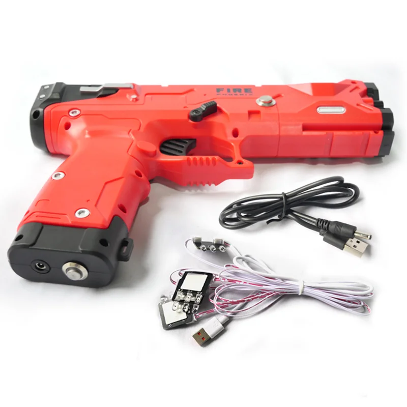 GUN4IR Wireless Electromagnetic Light Gun With Recoil Suitable For PC Shooting Game Simulators And Coin-Operated Arcade Games
