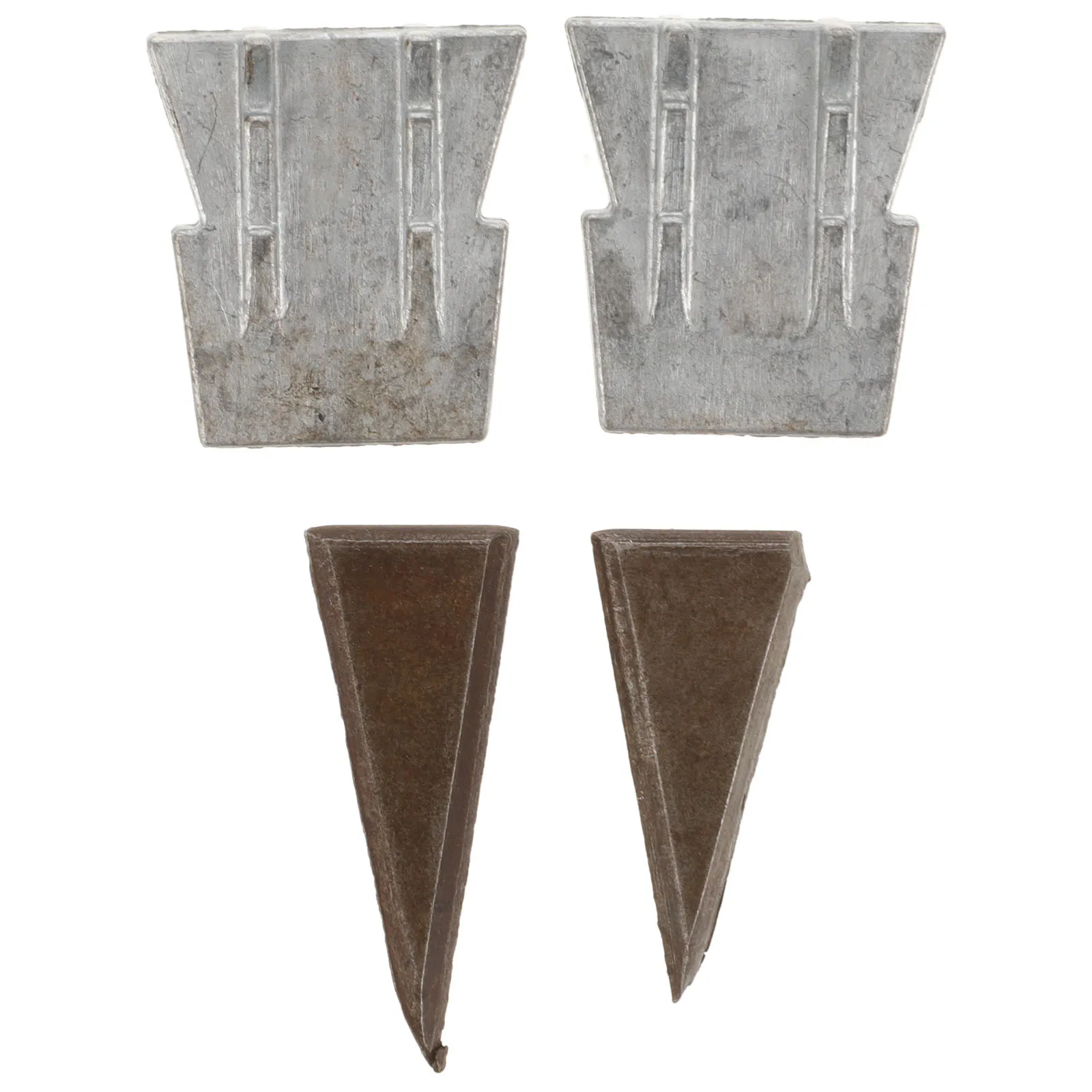 

4pcs Iron Wedge for Handle Axe Wedge Installation Durable Metal Carpenter Builder Hammer Wooden Fixing Sturdy Tool