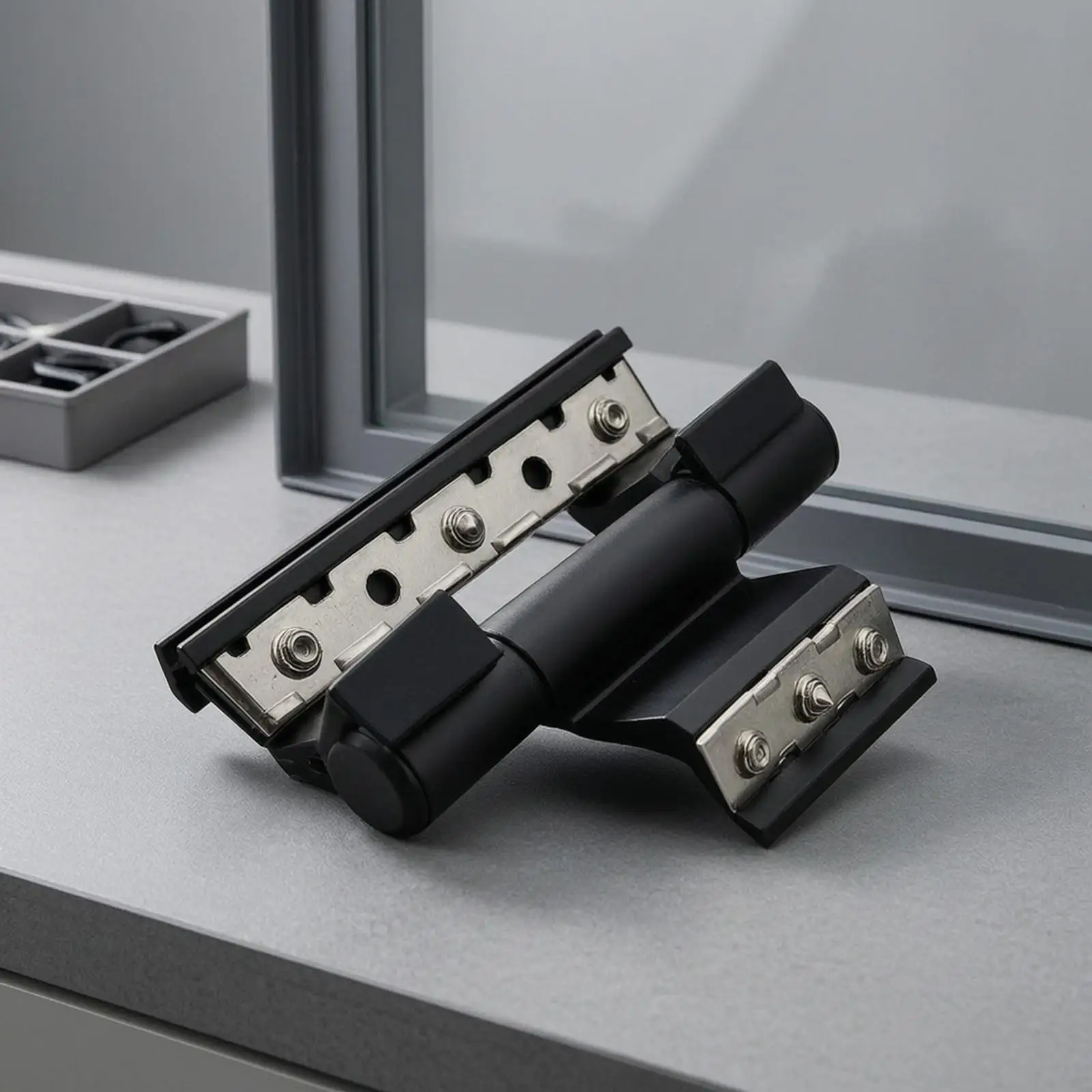 Aluminum Window Hinge Hardware for Casement Windows with Fasteners for Quick Installation Home Upgrade