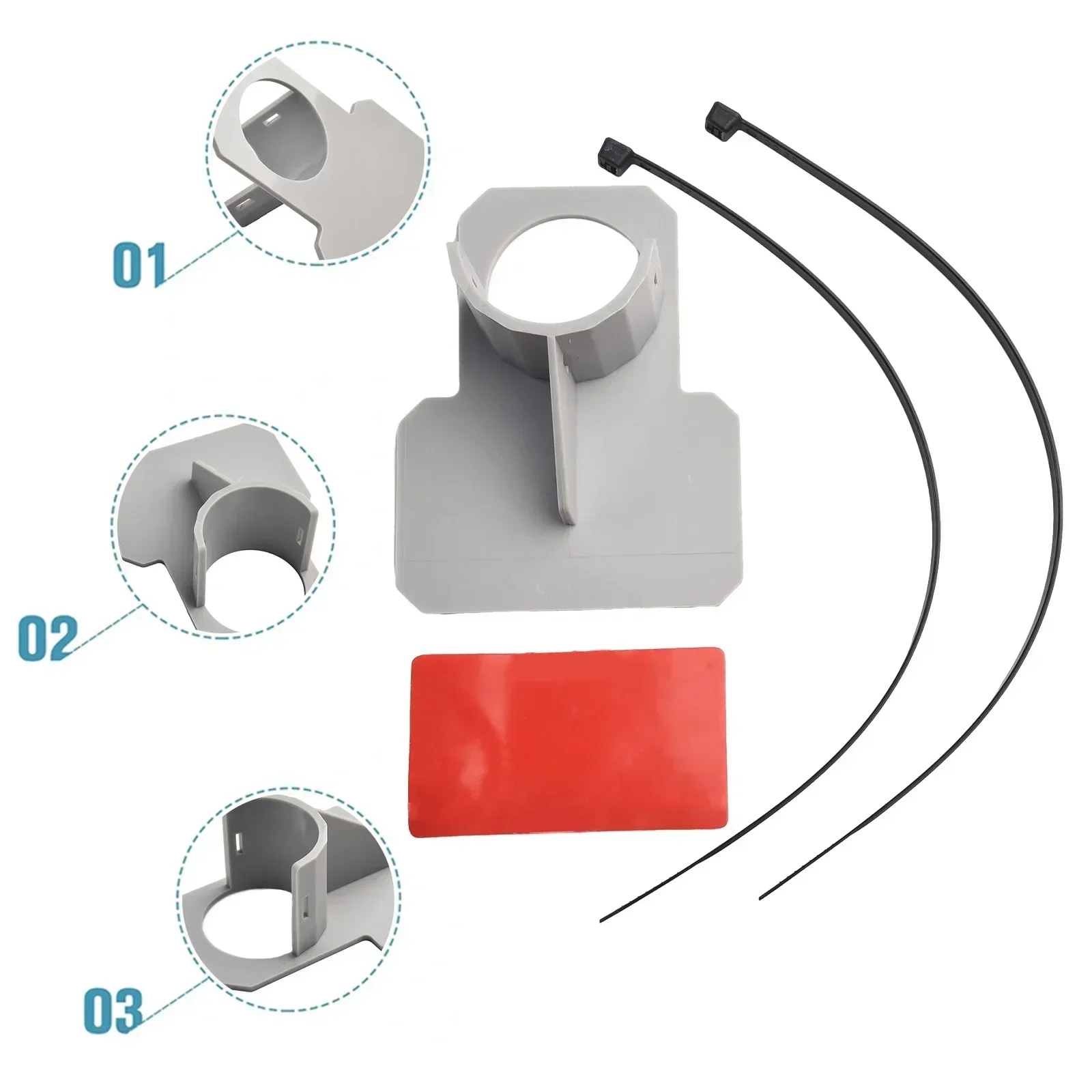 Swimming Pool Pipe Holder Hose Bracket Mount Supports Pipes For Intex Above Ground Hose Outlet With Cable Tie Fixing 30-38mm