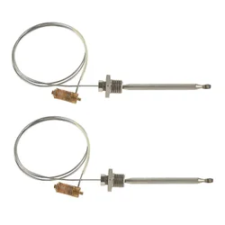 2Pcs Temperature Controller Valve Gas Fryer Temperature Control Sensor 120-200℃ Range Sensor for SIT Minisit 710 Gas Valve