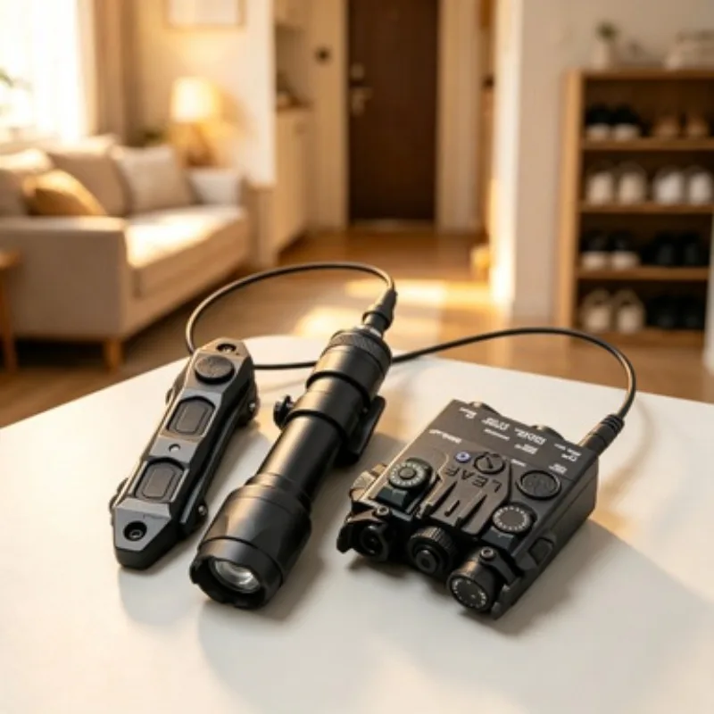 Integrated Light Set DBAL-A2 Light Container Red Green Lamp Beam M300 M600 Hand Light Dual Switch Kit