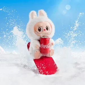 بوب مارت لابوبو الوحوش سلسلة COCA-COLA الفينيل الوجه أعمى مربع اللعب مربع الغموض مربع العمل الرقم مفاجأة هدية أفضل 10 مبيعات لمحفظة كوكا - رقم 5