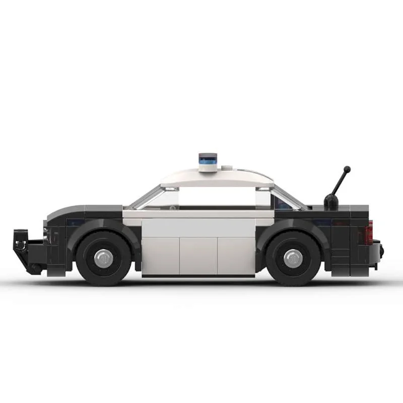 165pcs MOC POLICE patrol car City Trafficed Model Building blocks Construction Assemble toy idea Brick Christmas gifts Kids