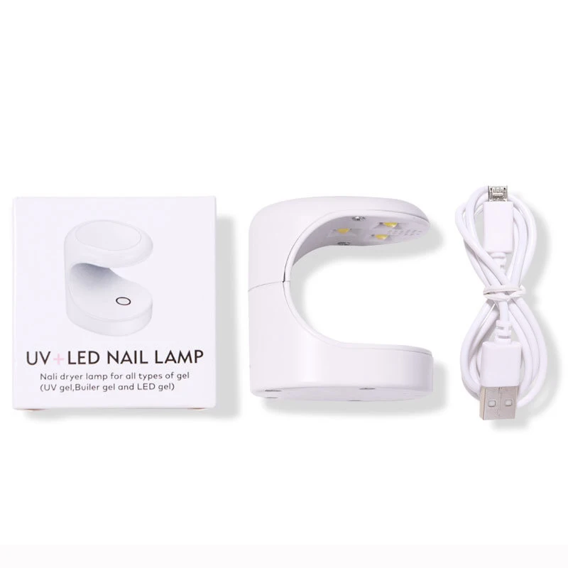 Mini lâmpada de casca de ovo usb uv led luz para unhas de gel multi-cor portátil secadores de unhas usados para salões de unhas em casa