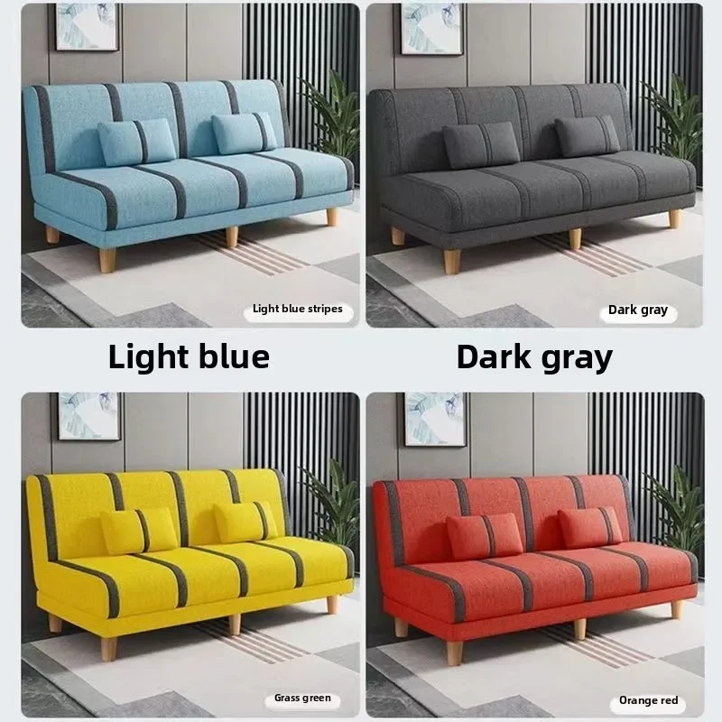 

Sofa bed dual-purpose simple foldable multi-functional double triple small apartment living room fabric small sofa