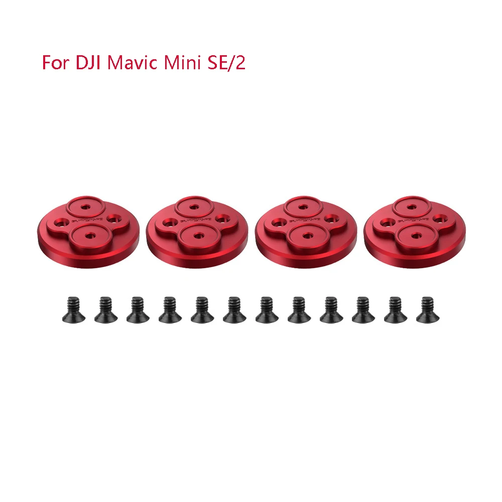 4pcs อลูมิเนียมมอเตอร์ฝาครอบสําหรับ DJI Mini 2 SE/MINI 3 Pro อุปกรณ์เสริมกับ Paddles ป้องกันฝุ่นเครื่องยนต์ Protector