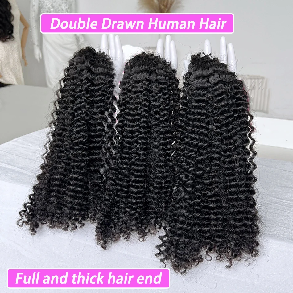 

Двойная вытянутая глубокая вьющаяся лента из искусственной кожи для наращивания человеческих волос 4x0,8 см, бесшовный уток, завязанная вручную клейкая лента, 100 грамм волнистых волос