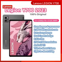 Original Lenovo LEGION Y700 Tablet 16G+512G/12G+256G Gaming Tablet 8.8 Inch Snapdragon Android WIFI Dual-type-C Interface Gray