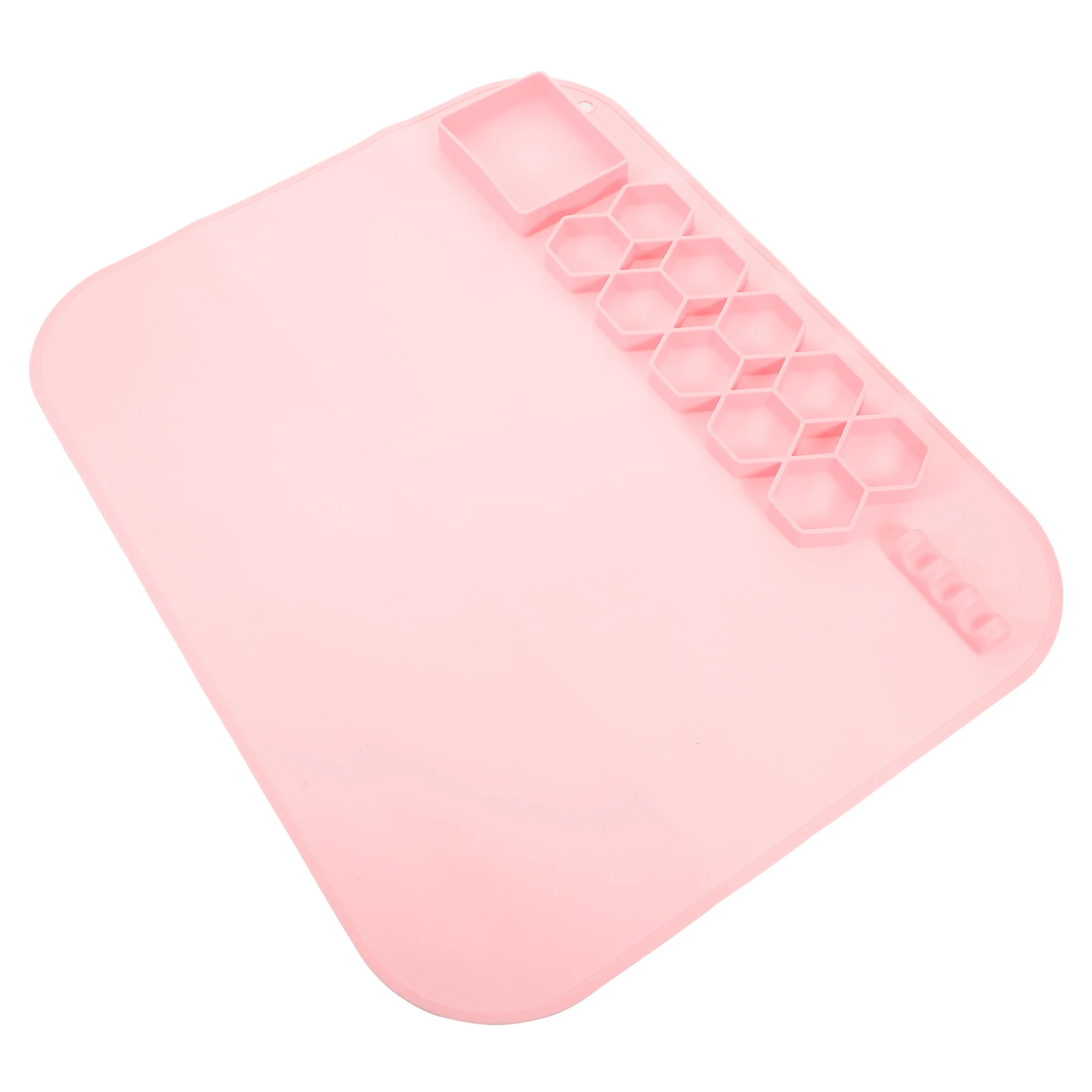 

Silicone Painting Mat Craft Pad Reusable Nonstick Pink Lightweight Portable DIY Drawing Mats for Kids Watercolor Resin Jewelry