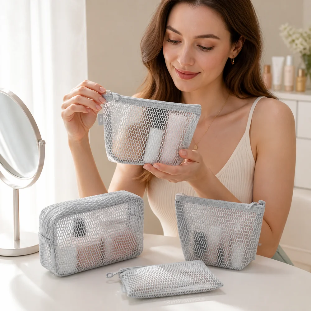 Nylon Transparent Storage Bag - Travel Accessories Online 评论和价格