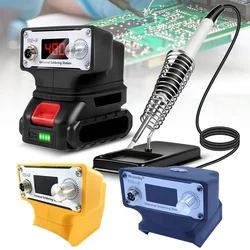 For Makita/Dewalt/Milwaukee 18V 20V Lithium Battery T12 Welding Station Soldering Iron Station Wireless Outdoor DIY Tools
