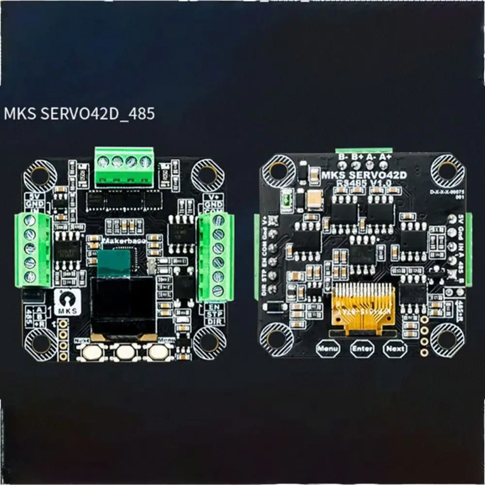 

(B63C) Комплект драйвера шагового двигателя SERVO42D RS485 MB NEMA17 для 3D-принтера Makerbase CAN с замкнутым контуром для Gen_L FOC, эффективный