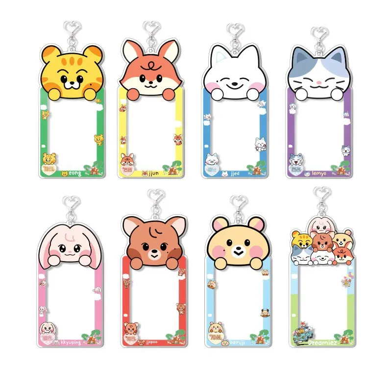 جديد Kpop المعبود مزيج NCT حلم الكرتون بطاقة الإدراج الإطار المفاتيح المعبود تخزين الصور قلادة مجوهرات المفاتيح المشجعين هدية