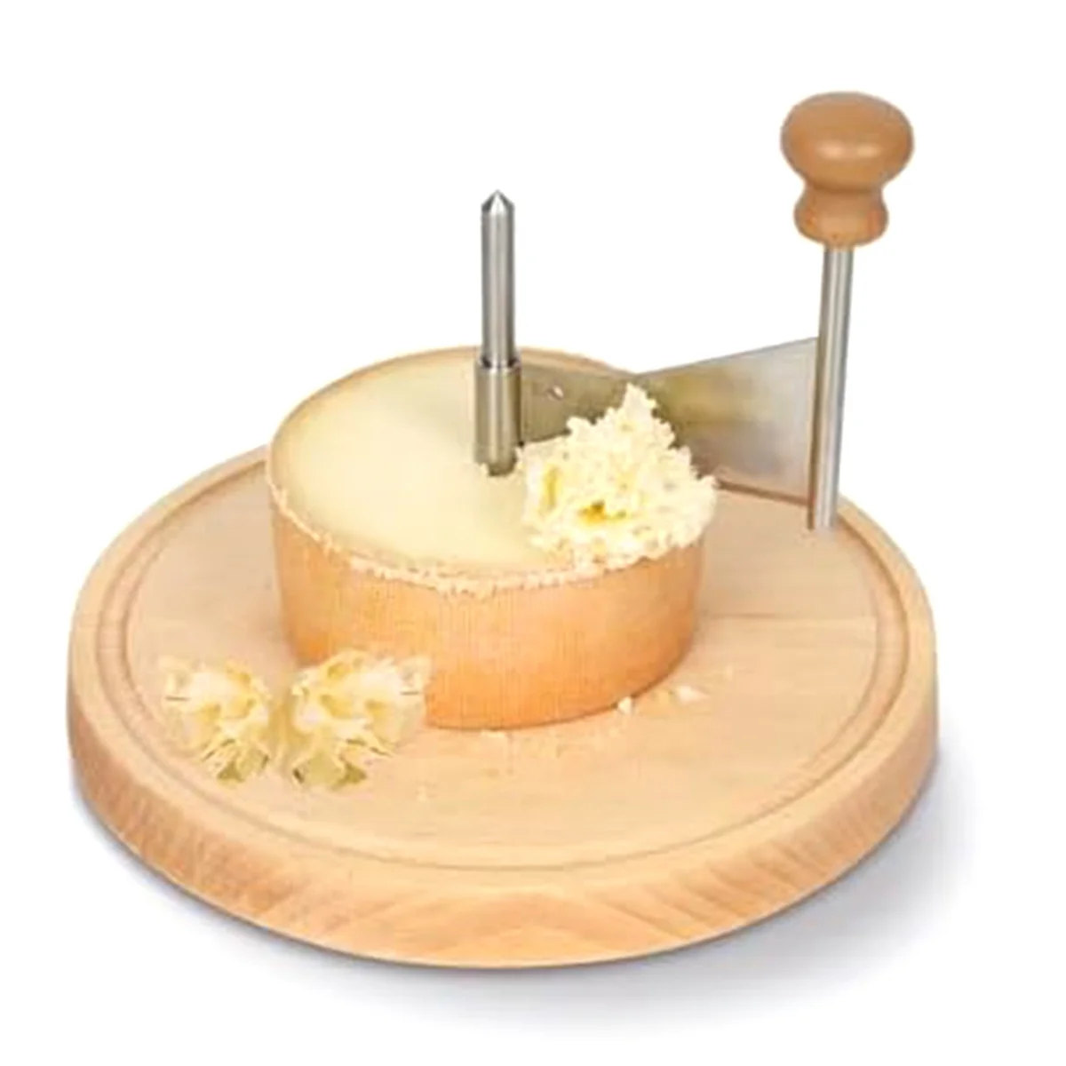 

Stainless Steel Cheese Curler & Cheese Shaver - Perfect for De Moine Cheese & Chocolate, Multifunctional & Rust-Proof