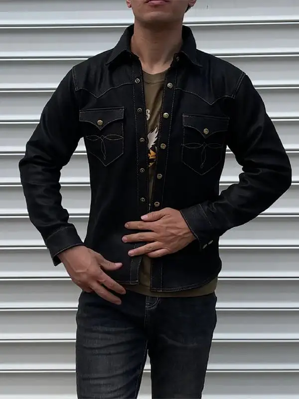 

High Elastici eepskin Leather Jaet irt Sle No Soft Touch Skin Side against Body Fit Busin Casual Coat