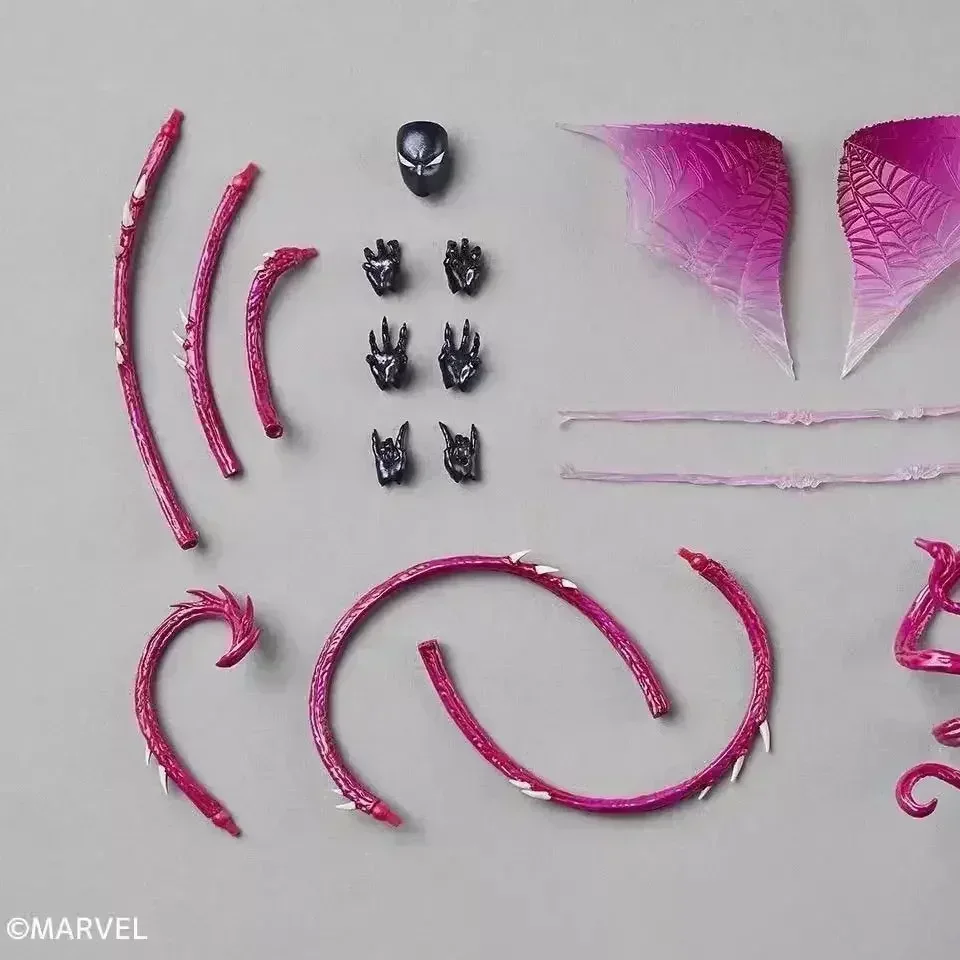 Figuras de Ação KO Venom Gwen Marvel Anime, Estátua Personalizada Kaiyodo Amazing Yamaguchi Revoltech, Brinquedos para Crianças