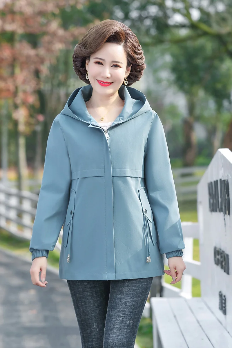 

High Neck Cropped Trench Coat Raincoats For Women Feature Neutral Looks Cute Slits Relaxation Caramel Uniform Distressed