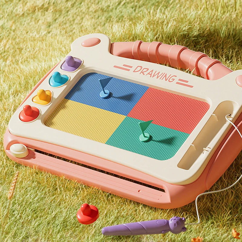 Children Cartoon Drawing Board Baby Puzzle Magnetic Writing Board Toy Graffiti Magnetic Drawing Board Montessori Toy for Kids