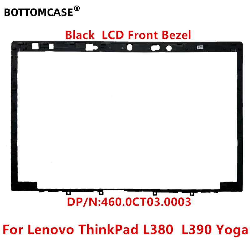 New For Lenovo ThinkPad L380  L390 Yoga  LCD Back Cover Bezel 95new Palmrest Upper Case Bottom Base Cover