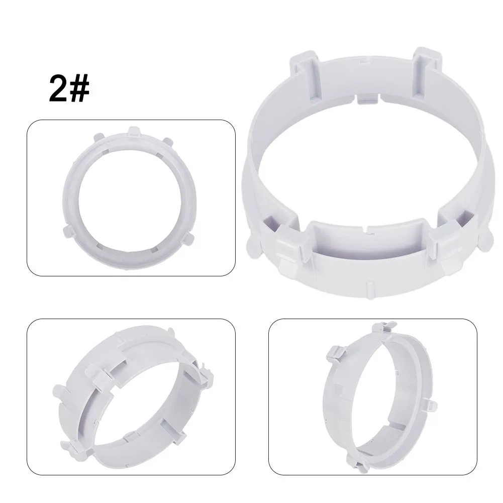 Exhaust Duct Interface Connector for Portable Air Conditioners Supporting Casement Kit and Wall Embedding Use Cases
