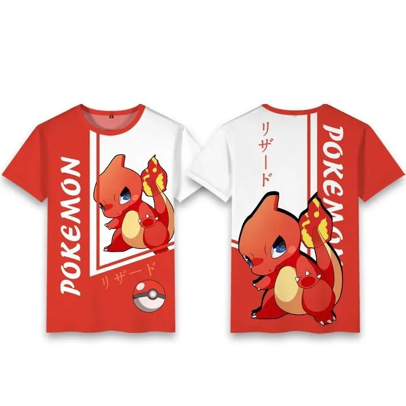 Camiseta de manga corta Magic Pokemon Treasure May Dream CARDS Than Beast Geng Ghost, ropa para niños y niñas