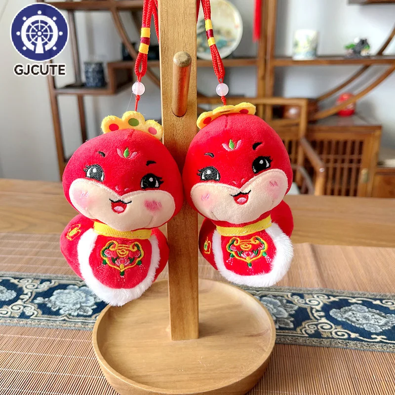 2025 Chinese Zodiac Plush Toy Snake Year Mascot Stuffed Pendant Spring Festival Hanging Decoration New Years Gifts