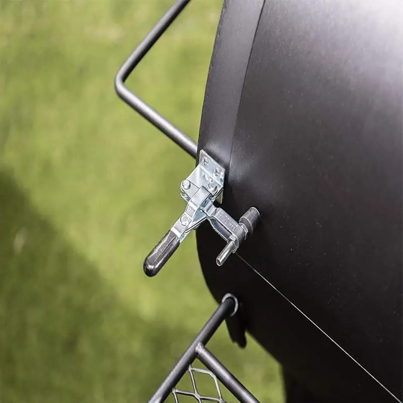 Offset Smoker Mod Kit BBQ Modification Kit Stainless Steel Mod Kit Mod Tool With Charcoal Basket Smoker Accessories Sealing